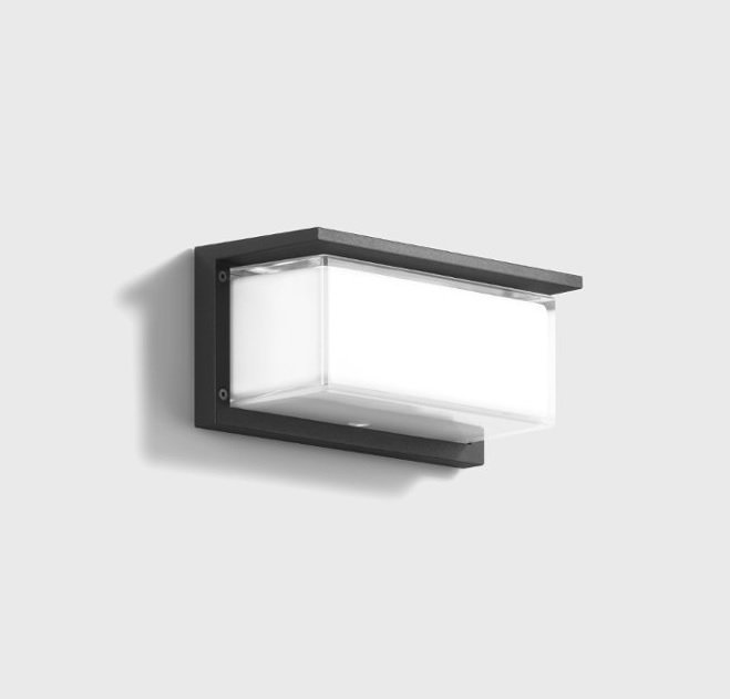 Levně BEGA 33384K3 Nástěnné svítidlo antracit 7,7W 601lm LED 3000K - BEGA