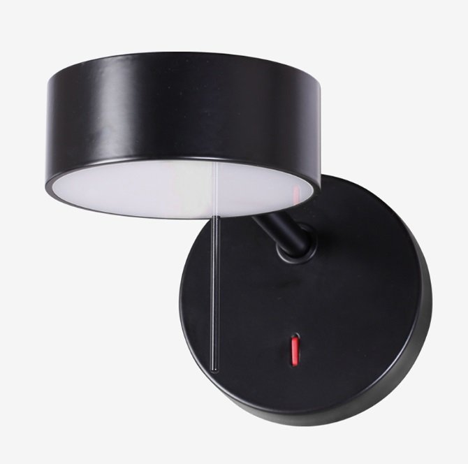 Levně LU O.150.K1.61 Nástěnné svítidlo OMNIA LED 1x 9,5W 3000K 810lm IP20 černá - LUCIS