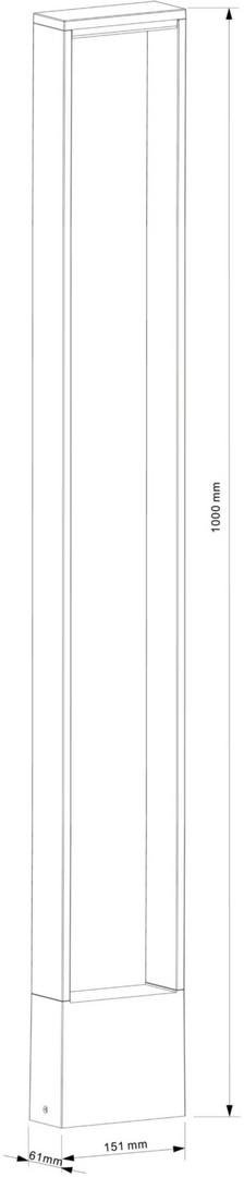 IMPR 733042 Deko-Light stojací svítidlo Cata VI 100-240V 4W 3000 K 170 lm 151 mm antracit (obrázek 8)