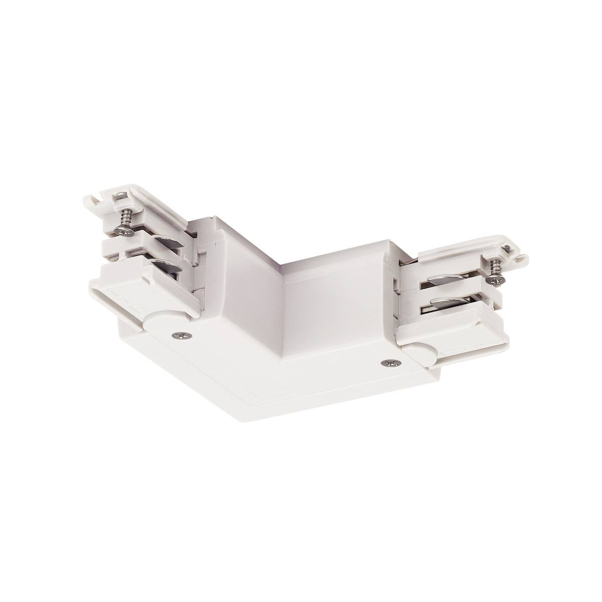 LA 1001385 Spojka L pro 3fáz. přípojnici S-TRACK, země, verze L, dopravní bílá - BIG WHITE (SLV)
