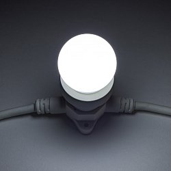 Obrázek pro produkt DecoLED LED žárovka - ledově bílá, patice E27, 12 diod