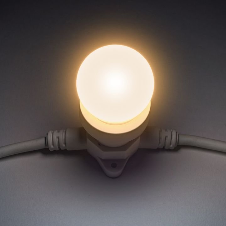 DLED SMDE27W DecoLED LED žárovka - teple bílá, patice E27, 12 diod