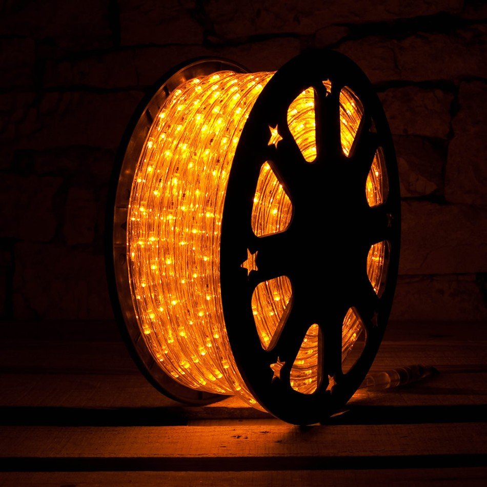 decoLED LED hadice - 50m, žlutá, 1500 diod