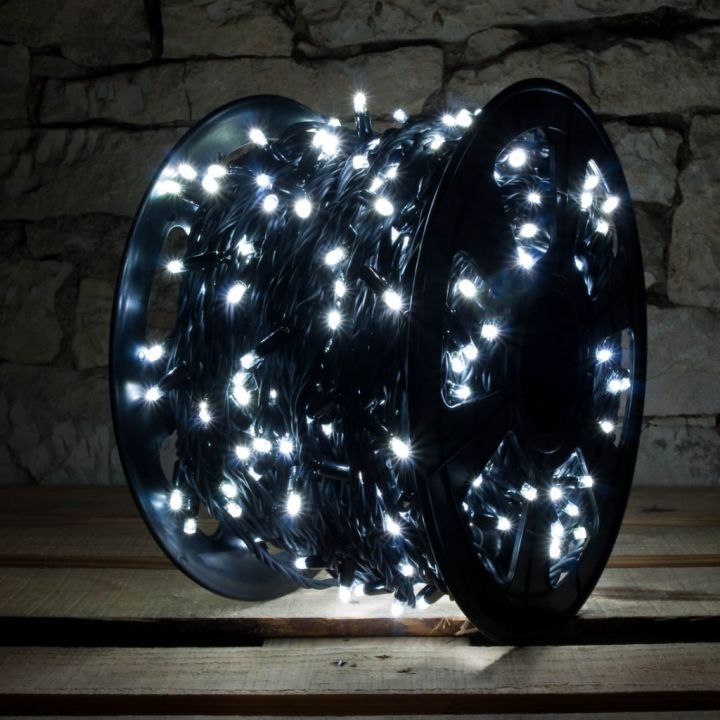 DLED SLN1110 LED světelný řetěz - 100m, ledově bílá, 1000 diod