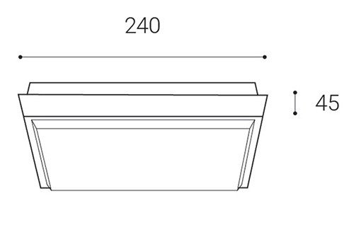 LED2 5130934 LED2 QUADO L, A STROPNÍ ANTRACITOVÉ IP54 - LED2 Lighting (obrázek 3)