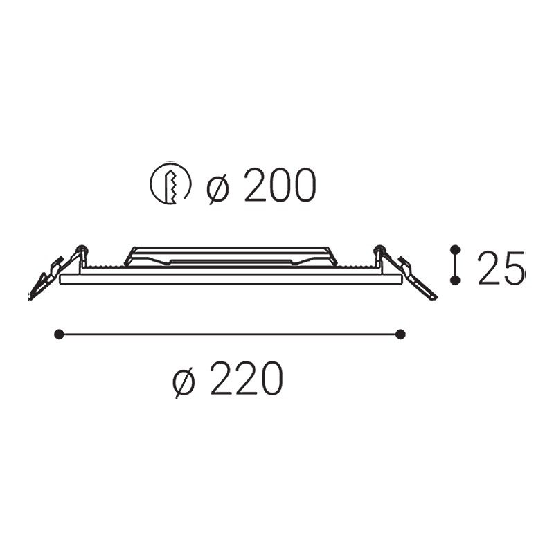 LED2 2182631 LED2 SLIM-R, L ZÁPUSTNÉ BÍLÉ IP43 - LED2 Lighting (obrázek 3)