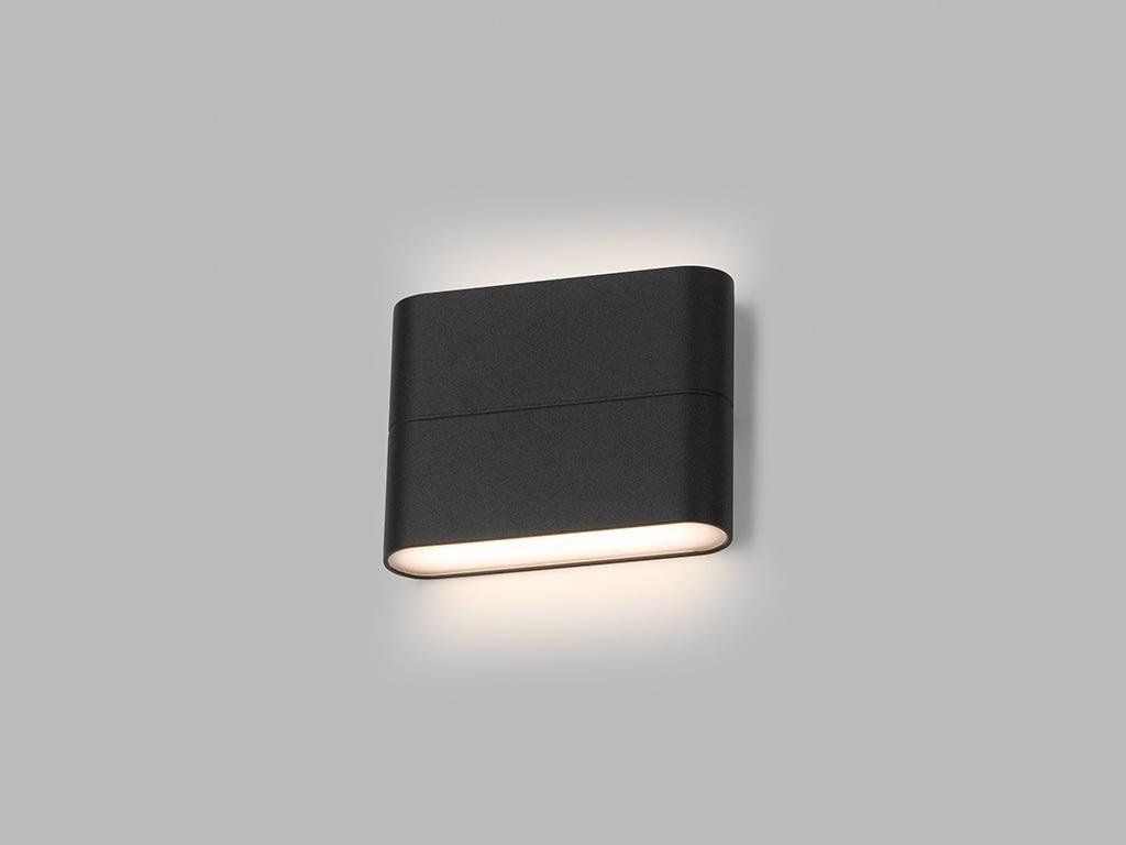 LED2 5131034 LED2 FLAT S, A NÁSTĚNNÉ ANTRACITOVÉ IP54 - LED2 Lighting
