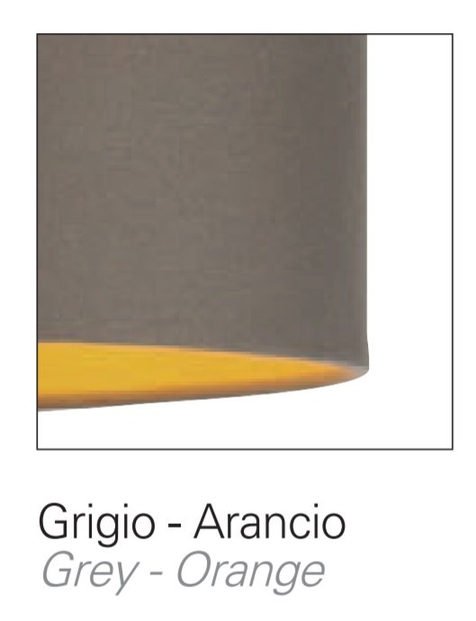 PANIT TER40012 Stojací lampa MAIKO šedá / oranžová E27 25W v.165cm - PAN (obrázek 3)