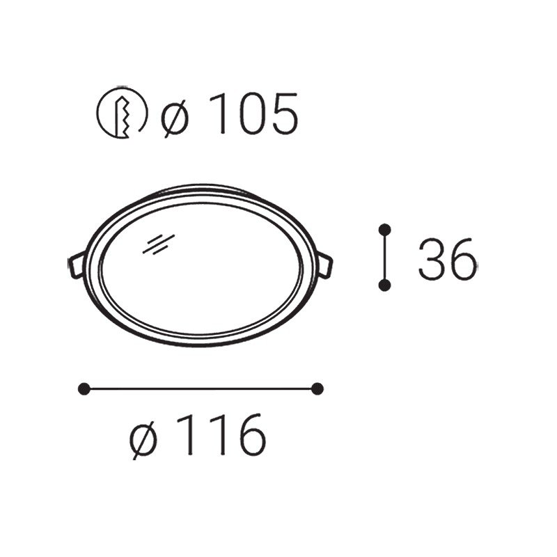 LED2 2190231 Svítidlo EASY-R, S 6W 3000K - LED2 Lighting (obrázek 3)