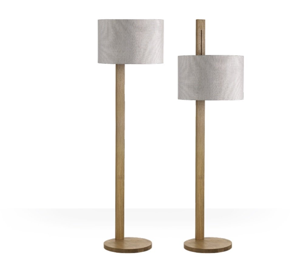 Levně PANIT TER40003 Stojací lampa SHADE šedá / oranžová E27 25W v.180cm - PAN