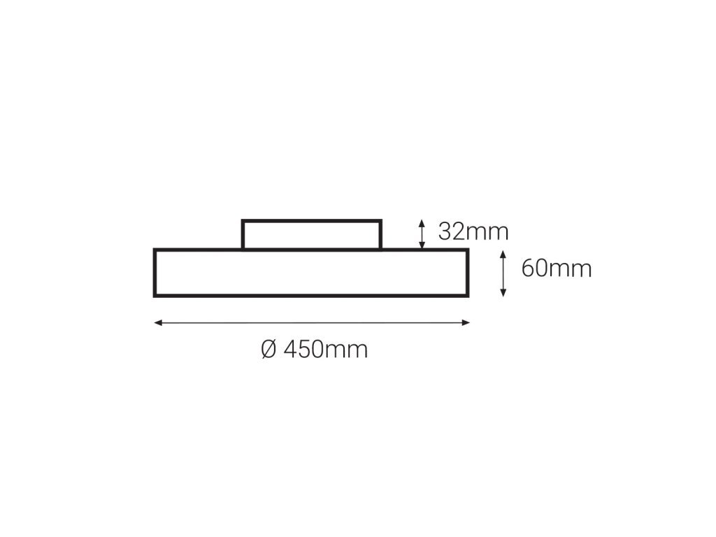 LED2 1110433D LED2 RINGO 45 P, B STROPNÍ ČERNÉ DALI/PUSH - LED2 Lighting (obrázek 3)