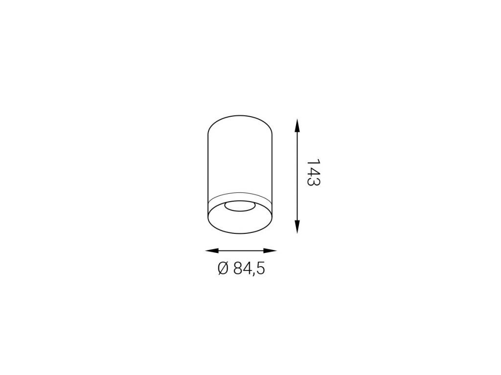LED2 1150431 LED2 TUBUS A, W 9W STROPNÍ BÍLÉ - LED2 Lighting (obrázek 7)
