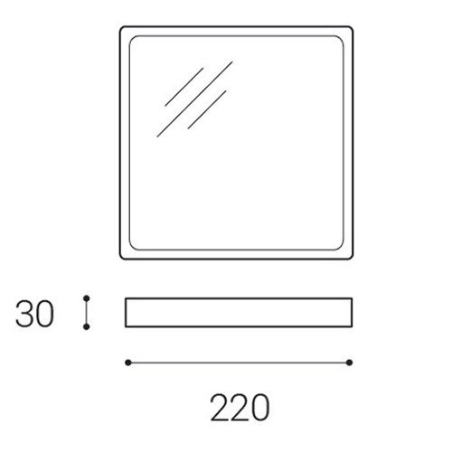 LED2 1183431 Svítidlo stropní LED2 SLIM-Q ON, L  BÍLÉ - LED2 Lighting (obrázek 3)