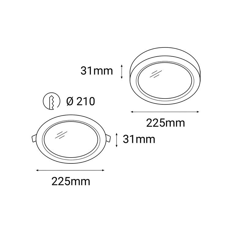 LED2 2190841 LED2 Svítidlo EASY-R ON, L 18W 4000K - LED2 Lighting (obrázek 3)