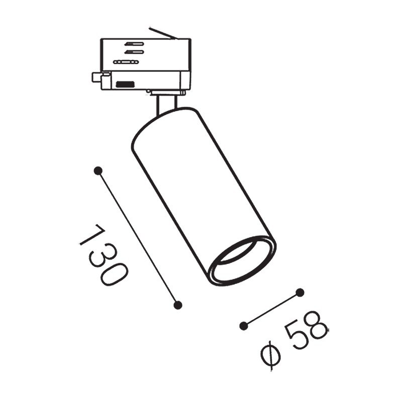 LED2 6090231 LED2 Svítidlo RENO, W 10W 3000K BÍLÉ LIŠTOVÉ - LED2 Lighting (obrázek 3)