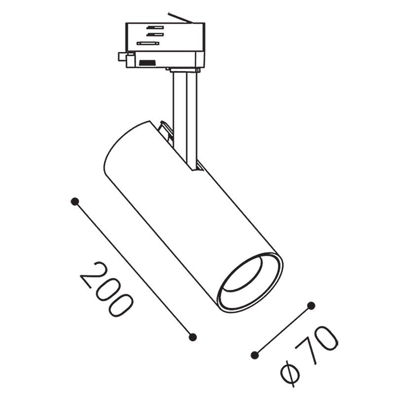 LED2 6090433 LED2 MATRIX 2, B 20W 3000K ČERNÉ LIŠTOVÉ - LED2 Lighting (obrázek 3)
