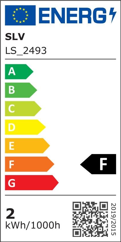 LA 1000575 FRAME LED 230V CURVE, LED nástěnné vestavné svítidlo, 2700K - BIG WHITE (SLV) (obrázek 2)