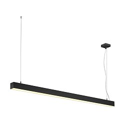 Obrázek pro produkt Q-LINE DALI SINGLE LED, závěsné svítidlo, stmívatelné, 1 500 mm, černé - BIG WHITE (SLV)