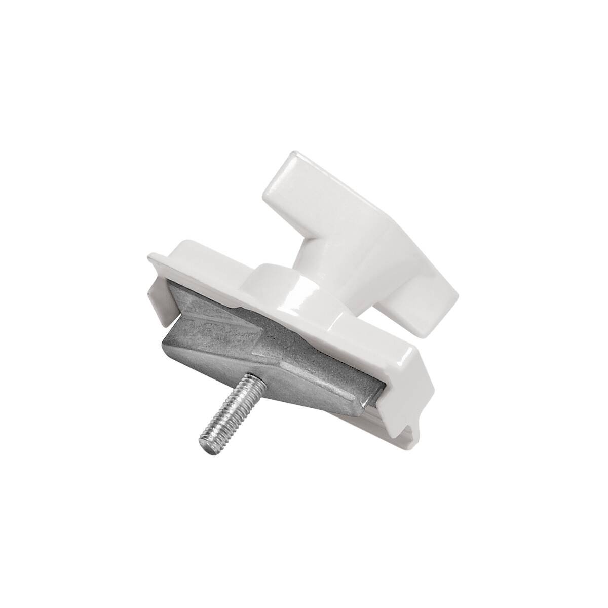 LA 1001395 MECHANICKÝ ADAPTÉR pro vysokonapěťovou 3fázovou montážní kolejničku S-TRACK, dopravní bílá - BIG WHITE (SLV)