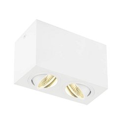 Obrázek pro produkt TRILEDO Double, LED stropní nástavbové svítidlo, bílá, 3000K, 16W - BIG WHITE (SLV)