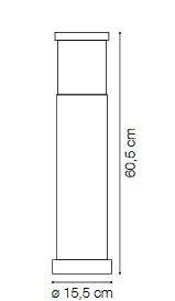 ILUX 026985 Venkovní svítidlo Ideal Lux Tronco PT1 small 026985 - IDEALLUX (obrázek 4)