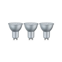 Obrázek pro produkt LED reflektor 6,5W GU10 230V teplá bílá 3ks-sada - PAULMANN