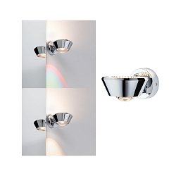 Obrázek pro produkt LED nástěnné svítidlo Sabik IP44 13W chrom stmívatelné - PAULMANN