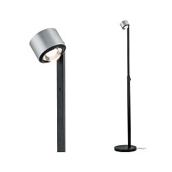 Obrázek pro produkt LED stojací svítidlo Aldan 15,5W černá/hliník kartáčovaný stmívatelné - PAULMANN