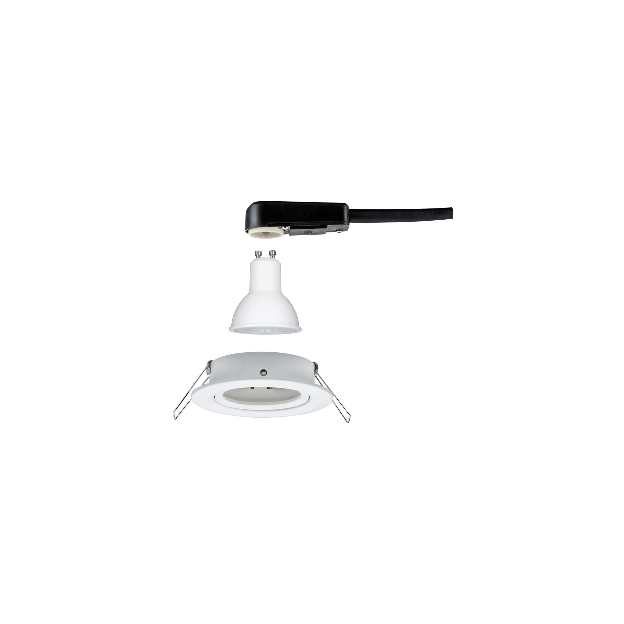 P 93430 Vestavné svítidlo LED Nova kruhové 1x6,5W GU10 bílá mat nastavitelné - PAULMANN (obrázek 3)