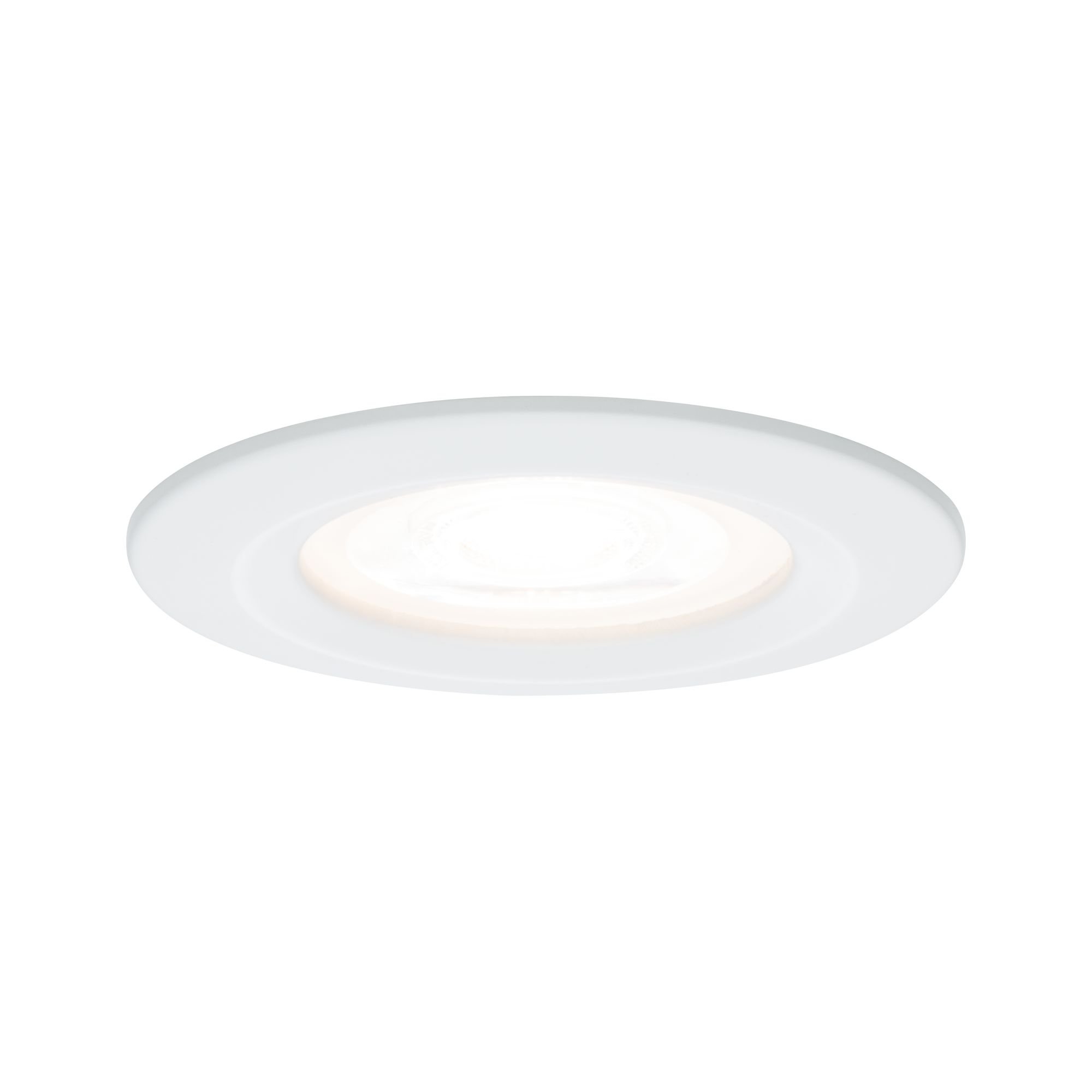P 93441 Vestavné svítidlo LED Nova kruhové 1x6,5W GU10 bílá mat nevýklopné - PAULMANN