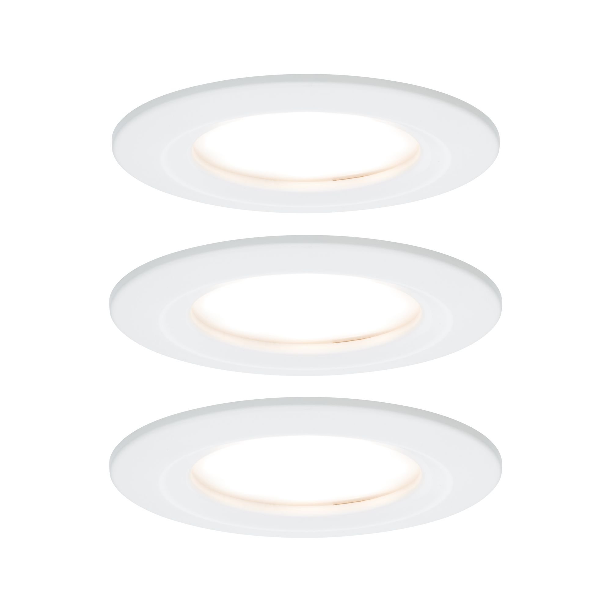 P 93460 Vestavné svítidlo LED Nova kruhové 3x6,5W bílá mat nevýklopné - PAULMANN