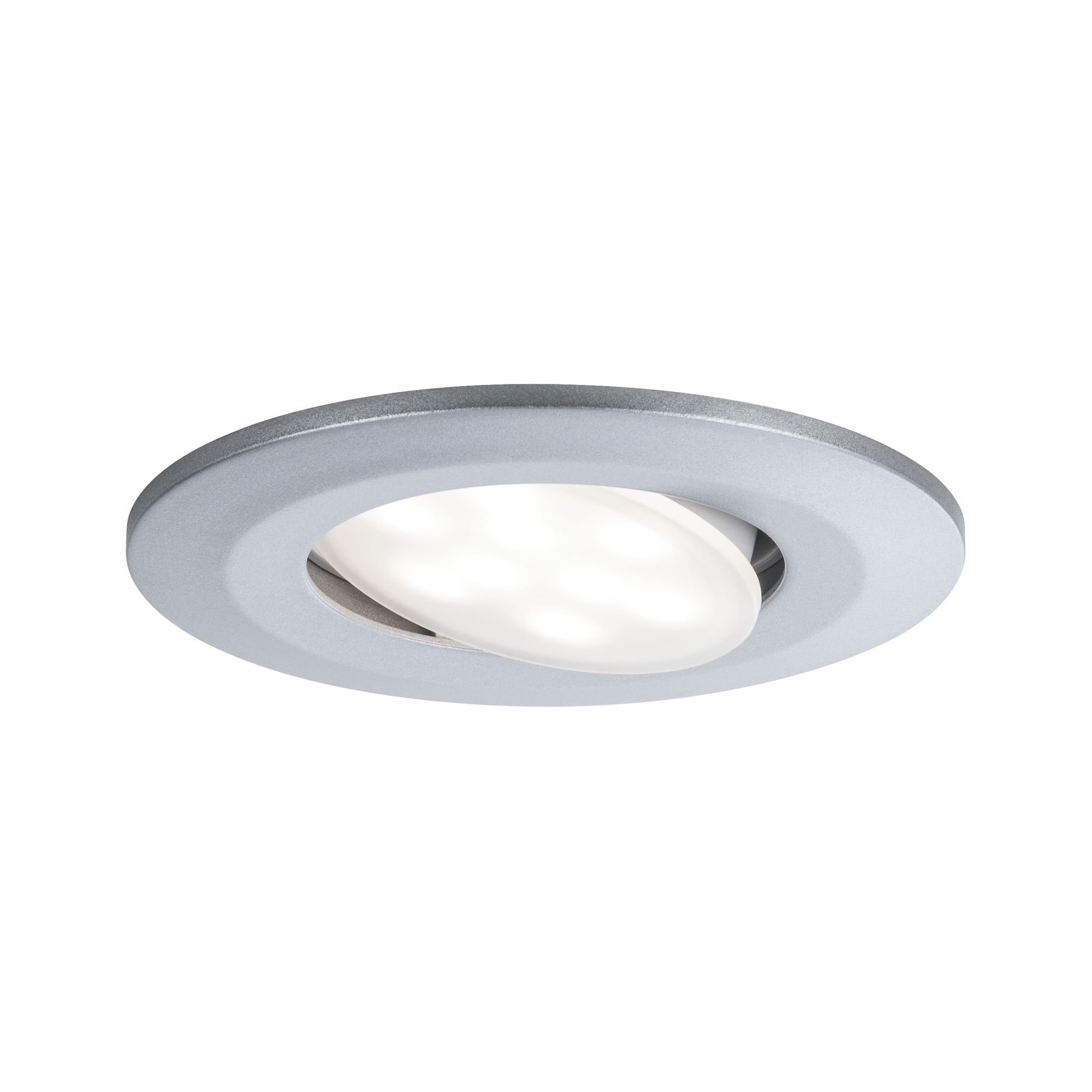 P 99932 Vestavné svítidlo LED Calla kruhové 1x6,5W matný chrom výklopné - PAULMANN