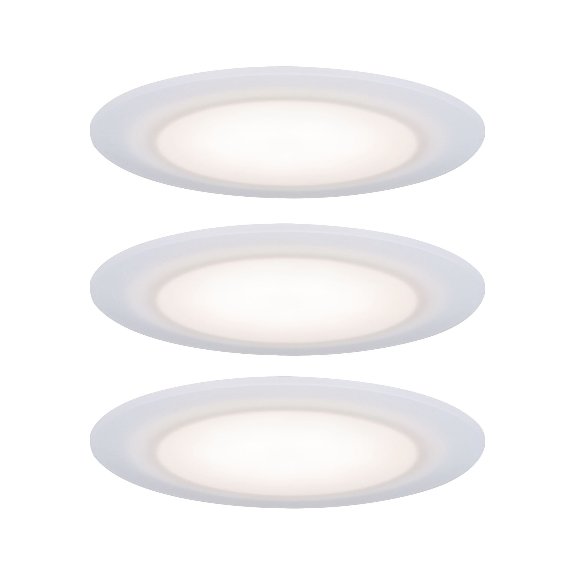 P 99940 Premium vestavná svítidla sada LED stmívatelné 2700K 3x6,5W 230 V saténové - PAULMANN
