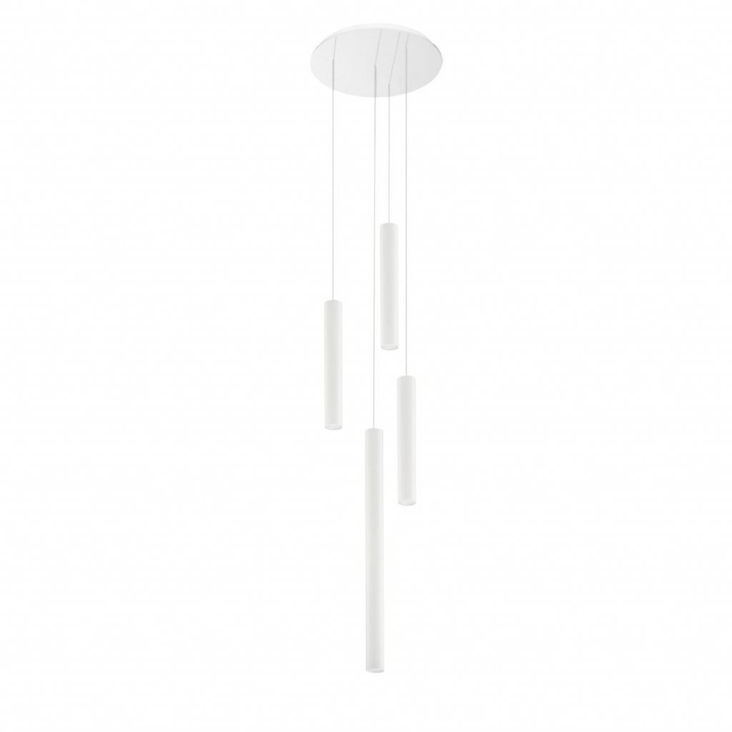 Levně LL 8841 Závěsné svítidlo Tu-V_4 LED 93W CRI90 DALI PUSH 3000K 11655lm bílé - LINEA LIGHT