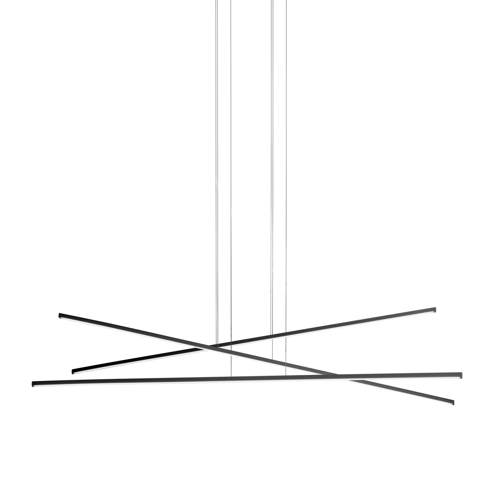 Levně LL 8207 Závěsné svítidlo Straight_P3 LED 49W CRI90 2700K 2348lm černé - LINEA LIGHT