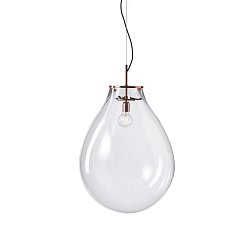 Obrázek pro produkt Závěsné svítidlo TIM LARGE 700mm čiré sklo + montura měděná (1/80/95100/1/00000/700/A/M/2,5m) - BOMMA