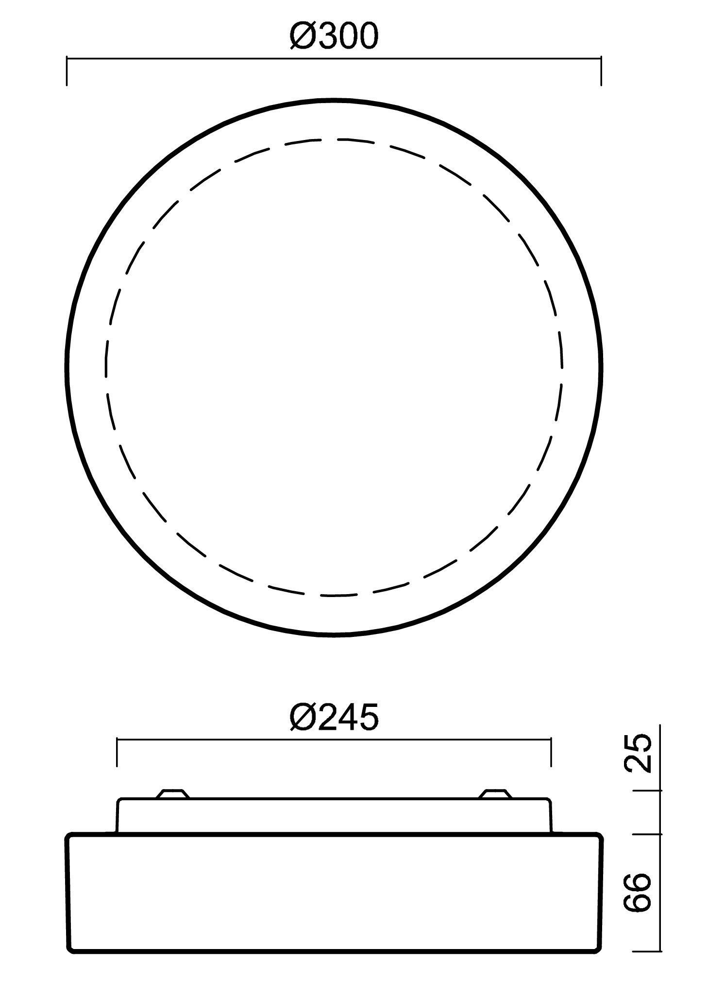 OS ELS59570 ELSA 2 stropní/nástěnné skleněné svítidlo bílá IP44 4000 K 9W LED - OSMONT (obrázek 4)