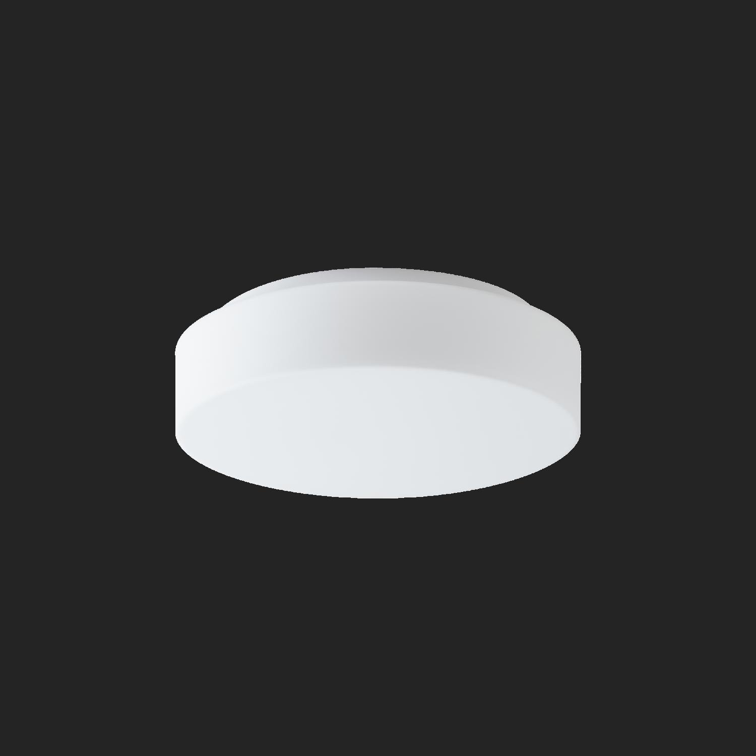 OS ELS59575 ELSA 2 stropní/nástěnné skleněné svítidlo bílá IP44 4000 K 11W LED nouzové kombinované 3 h (původní kód OS 59575) - OSMONT