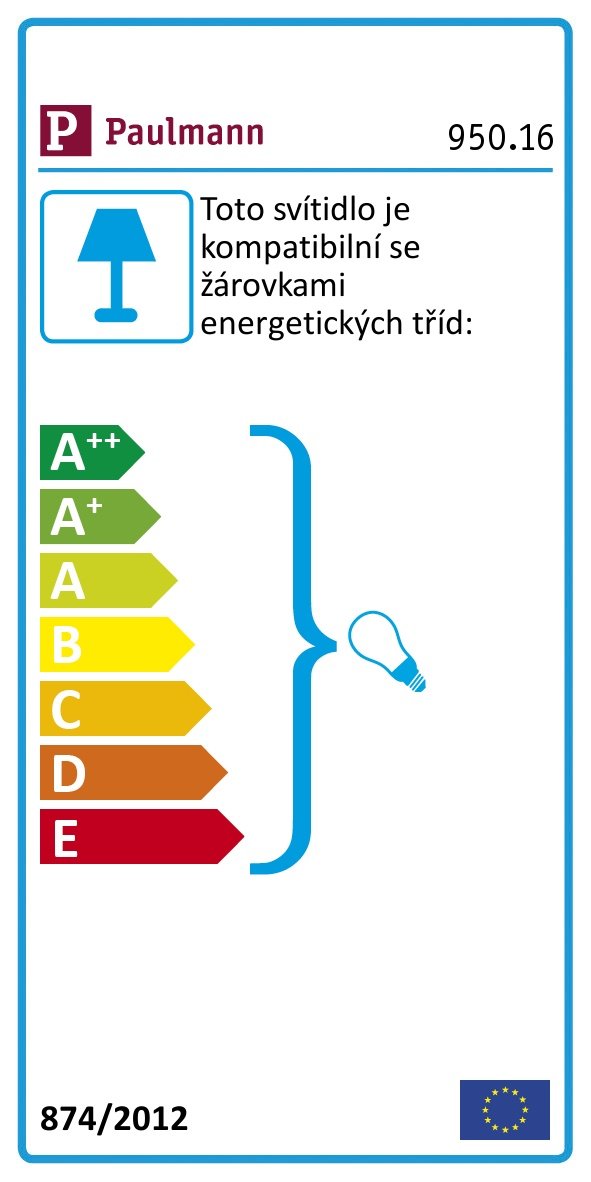P 95016 Kolejnicový systém URail Light&Easy základní systém max. 1000W m - PAULMANN (obrázek 2)