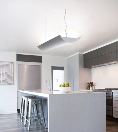 Levně WD 86-6312-30 Závěsné svítidlo Jony LED 23,6W 230V G5 EVG 2600lm 3000K bílý ekolit - ECO DESIGN