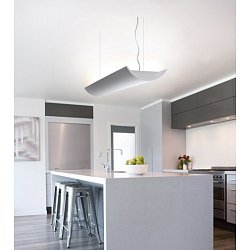 Obrázek pro produkt Závěsné svítidlo Jony LED 23,6W 230V G5 EVG 2600lm 3000K bílý ekolit - ECO DESIGN