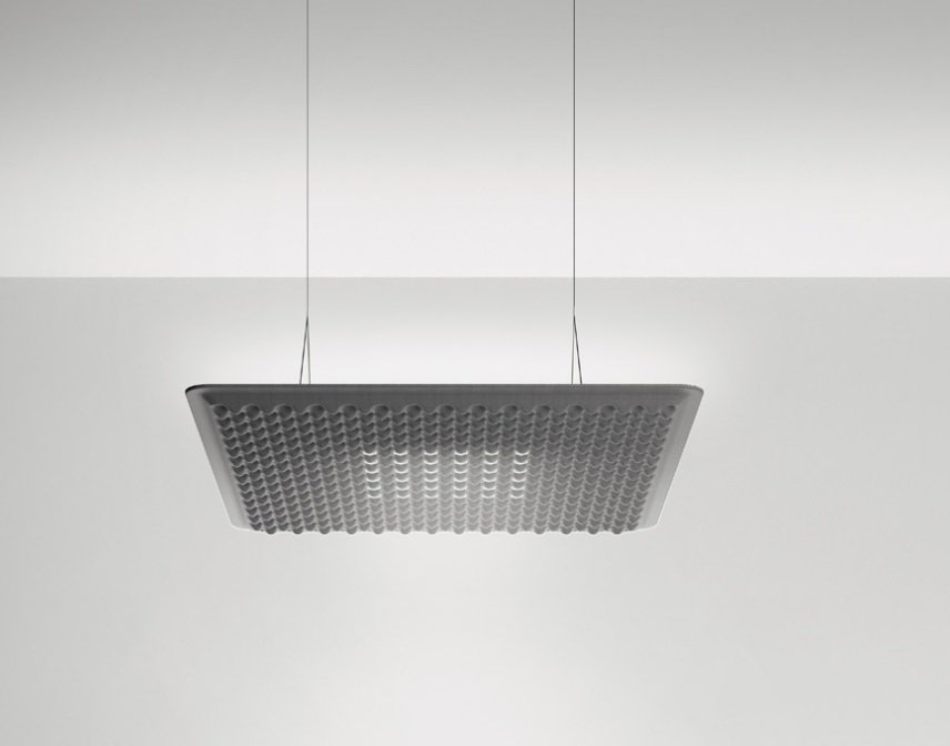 Levně AR M3103W91 Závěsné svítidlo EGGBOARD MATR.DIR/IND 800x800 3000K - ARTEMIDE