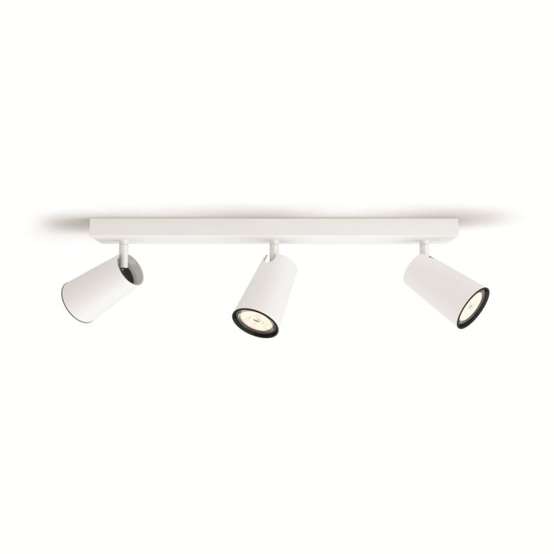 PH 50573/31/PN Bodové svítidlo Philips Paisley 50573/31/PN bílé 3x max.10W - PHILIPS (915005529901)