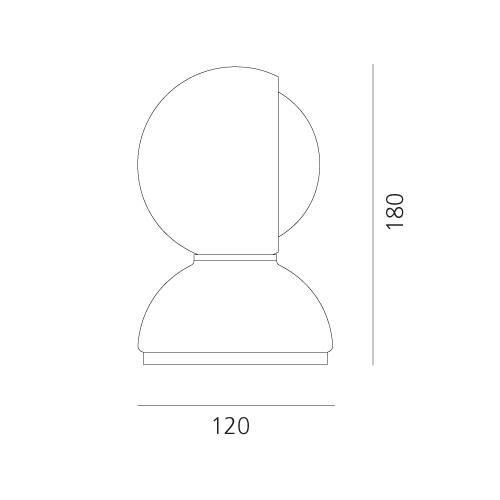 AR 0028010A Eclisse bílá - ARTEMIDE (obrázek 5)