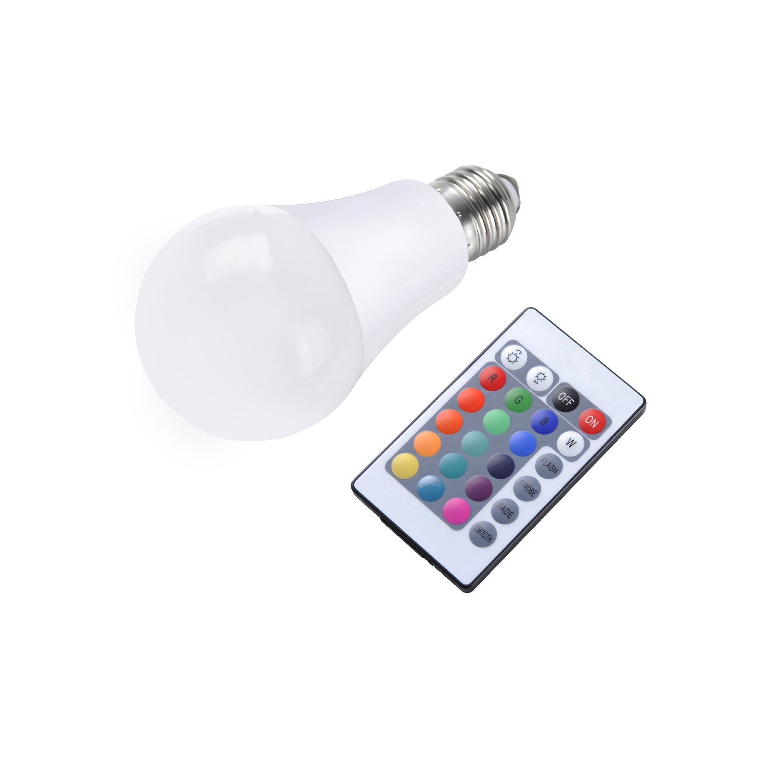 LeuchtenDirekt LED světelný zdroj, 5 W, 470 lm, RGB, teplá bílá, E27 8134