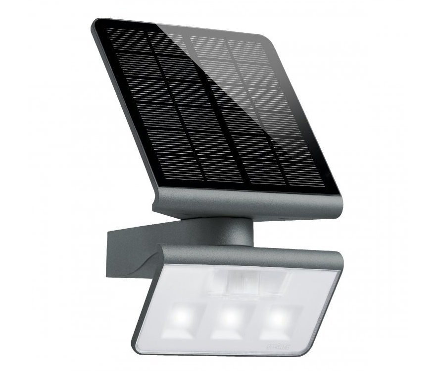 STEIN 009823 Solární nástěnný reflektor XSolar L-S antracit 1,2W 4000K IP44 - STEINEL
