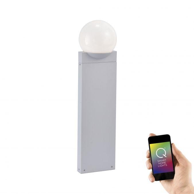 PN 9679-16 Q-LINO, LED venkovní sloupkové svítidlo bílé, Smart Home RGB+3000K - PAUL NEUHAUS – PAULNEUHAUS