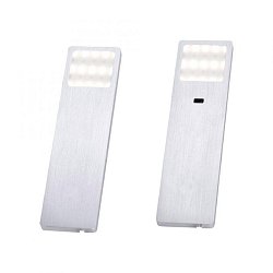 Obrázek pro produkt HELENA LED skříňková svítidla, hliník, hranaté, design 3000K - PAUL NEUHAUS