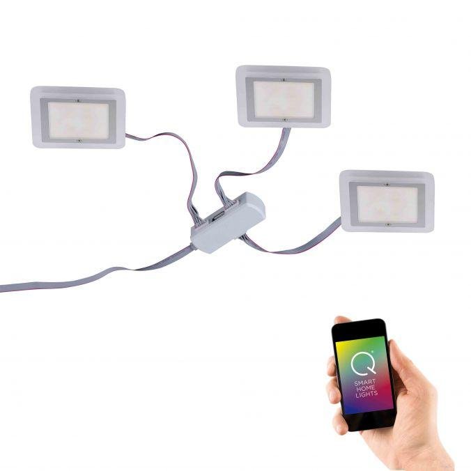 PN 1160-17 Q-VIDAL vestavná svítidla sada, Smart Home RGB+2700-5000K - PAUL NEUHAUS – PAULNEUHAUS