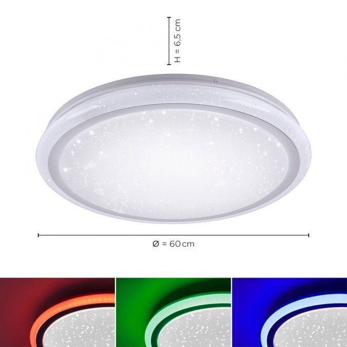 LD 15230-16 LUISA LED stropní svítidlo, bílé, hvězdné nebe RGB+2700-5000K - LEUCHTEN DIREKT / JUST LIGHT (obrázek 4)